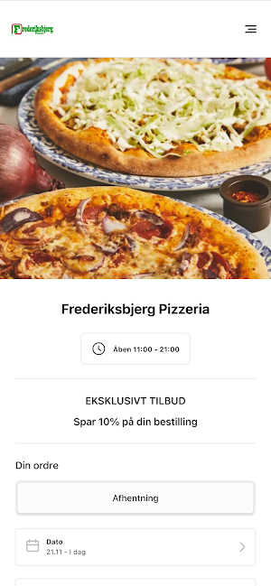 Frederiksbjerg Pizzeria Screenshot 0