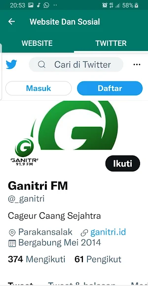Radio Muara Ganitri Screenshot 3