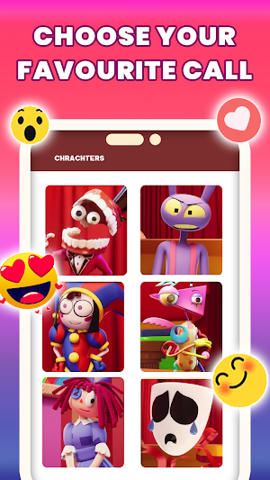 Call Pomni Circus Fake Chat Screenshot 0
