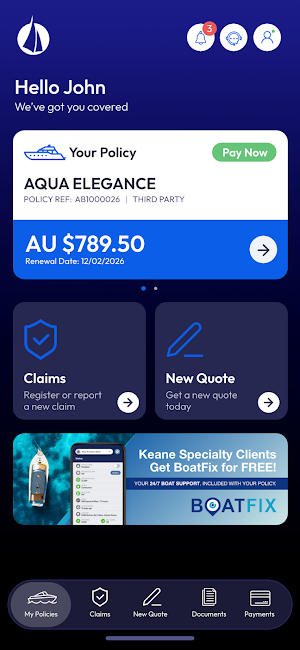 Keane Specialty Insurance Screenshot 1