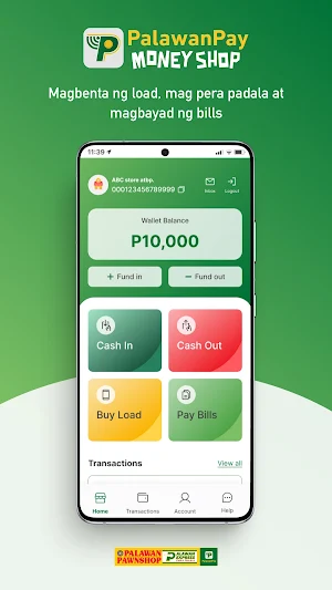 PalawanPay Money Shop Screenshot 0