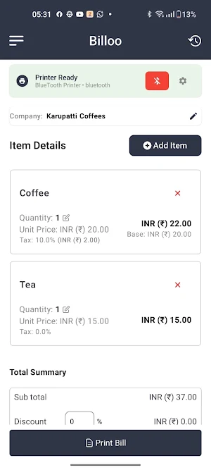 Billoo – Invoice & POS App Screenshot 0