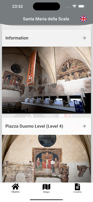 Siena SMS Audioguide Screenshot 1