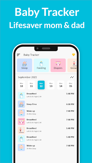 Baby Tracker : Breastfeeding Screenshot 0