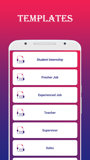 Cover Letter maker for Resume Screenshot 2