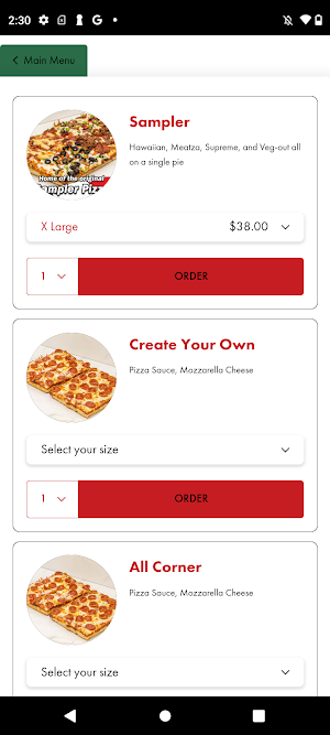 Louie's Pizza MI Screenshot 1