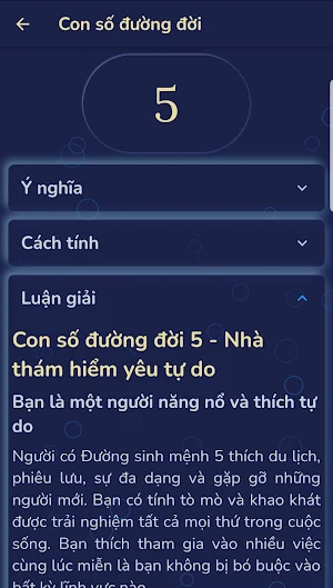 Thần số học - Tần số vũ trụ Screenshot 1
