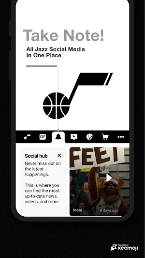 Utah Jazz Keyboard Screenshot 3