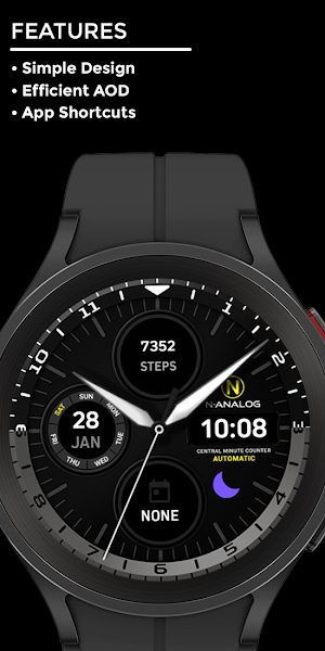Nighty Analog 03 - watch face Screenshot 1