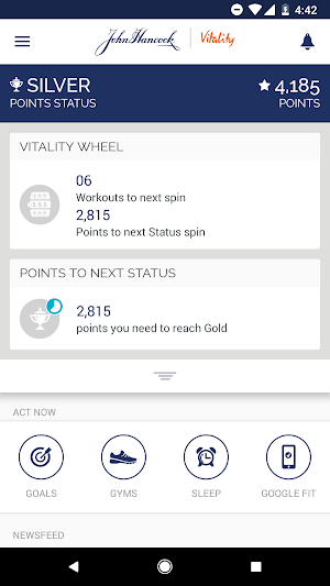 John Hancock Vitality Screenshot 1