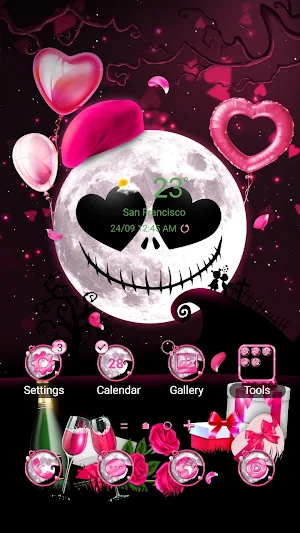 Spooky Love Moon - Wallpaper Screenshot 0