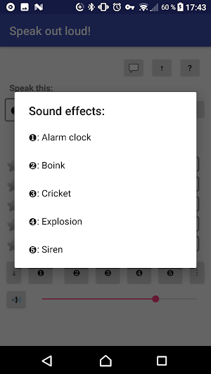 Speak Out Loud! - Let your Mobile talk Screenshot 1