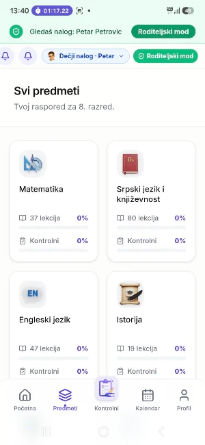 Petica — učenje za osnovce Screenshot 3