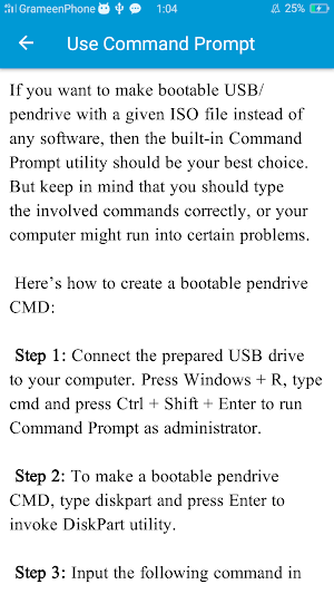 Bootable Pendrive Create Guide Screenshot 1