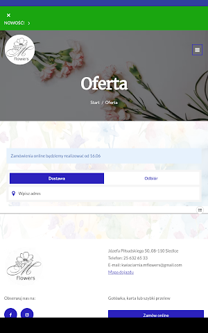 Kwiaciarnia M Flowers Screenshot 2