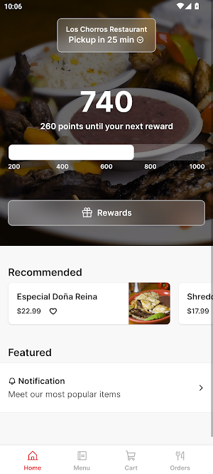 Los Chorros Restaurant Screenshot 0