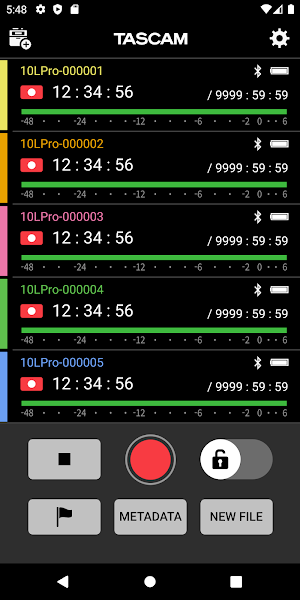 TASCAM RECORDER CONNECT Screenshot 0