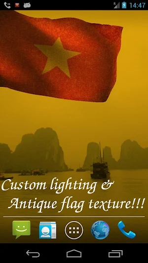 Vietnam Flag Live Wallpaper Screenshot 3