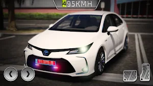 Speed Toyota Corolla Driving Screenshot 3