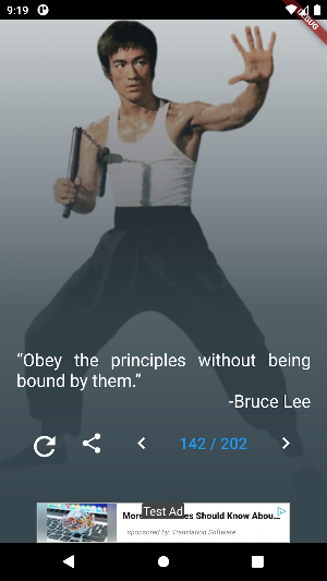 Bruce Lee Quotes Screenshot 1