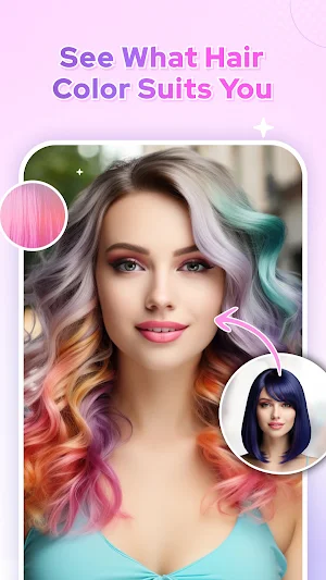 Hair Style Hair Color Makeover Screenshot 2