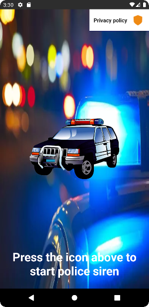 Police siren funny prank Screenshot 2