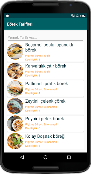 İnternetsiz Börek Tarifleri Screenshot 2