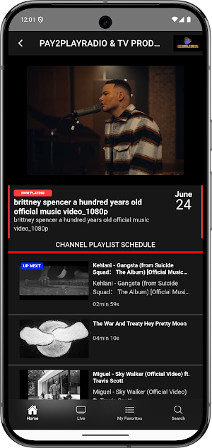 PAY2PLAYRADIO & TV PRODUCTIONS Screenshot 1