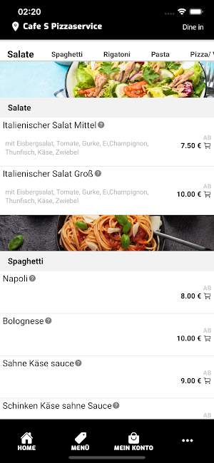 Cafe S Pizzaservice Screenshot 2