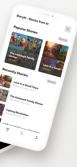 StoryAI: AI Generated Stories Screenshot 1