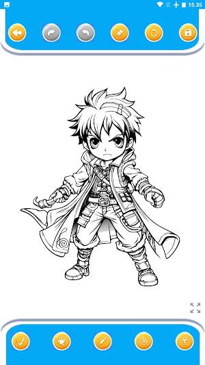 coloring anime boys Screenshot 1