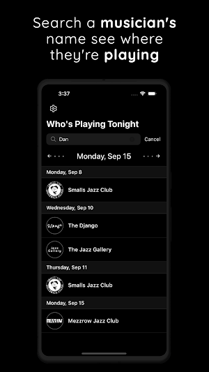 Who's Playing Tonight Screenshot 2