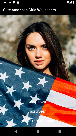 Cute American Girls Wallpaper Screenshot 1