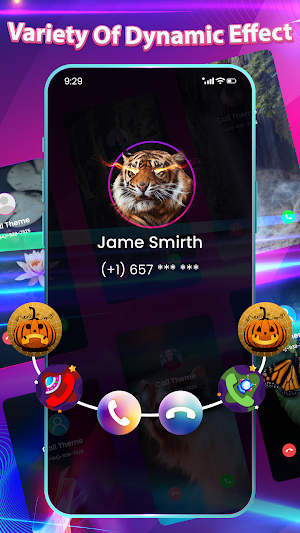 Call Screen - Color Theme Screenshot 1