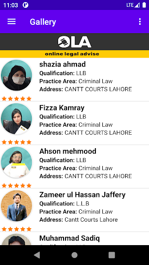 Online Legal Advise Screenshot 2