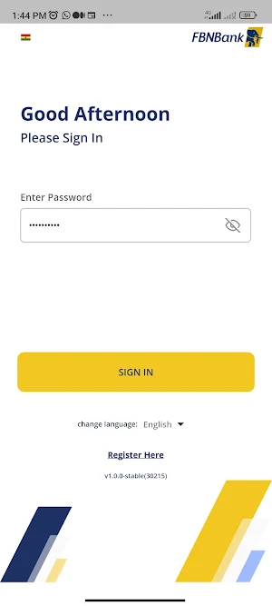 FBN Gambia Mobile App Screenshot 2