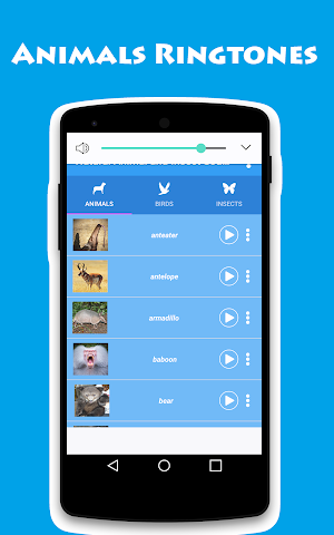 Natural Animal and Insect Sounds Ringtone Screenshot 2