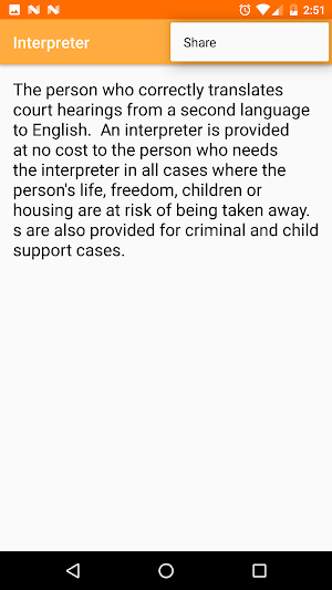 Legal Dictionary Screenshot 3