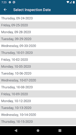 OPW Inspection Request Screenshot 3