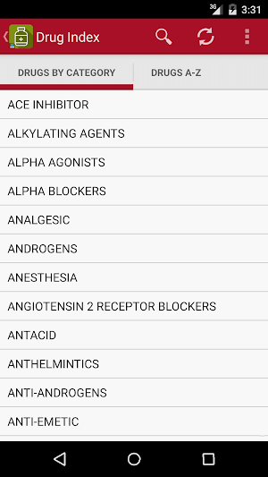 Drug Center - Pediatric Oncall Screenshot 1