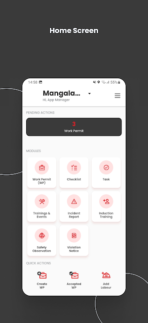 Mangalam Safety App Screenshot 2