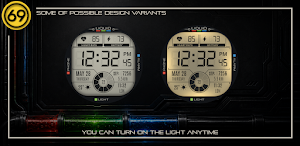 [69D] LIQUID watch face Screenshot 3
