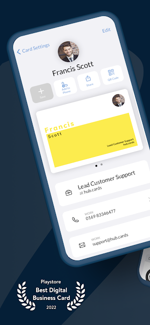Business Cards from hub.cards Screenshot 0
