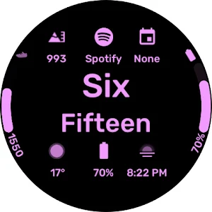 Textual - Wear OS Watchface Screenshot 0