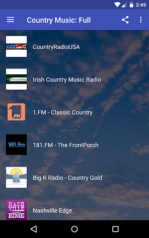 Country Music Full - USA Radio, Western, Southern Screenshot 0