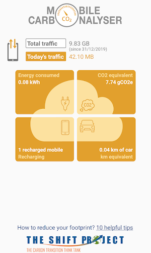 Mobile Carbonalyser Screenshot 1