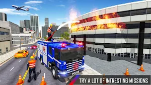 Police Ambulance Fire Truck Simulator 2021 Screenshot 2