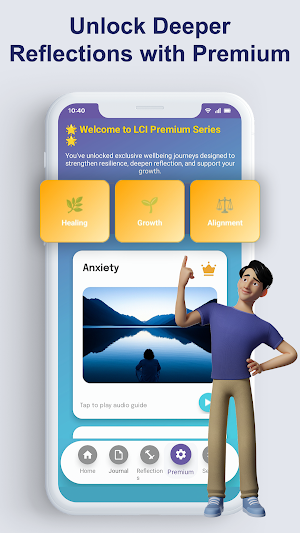 LCI Wellbeing Journal Screenshot 3