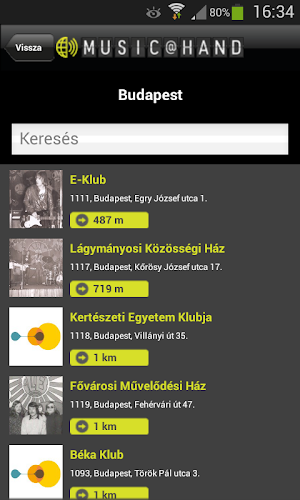 Poptörténeti Tanösvény MUSIC@HAND Screenshot 2