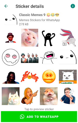 Memes Stickers for WhatsApp Screenshot 2
